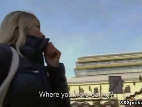 European woman fuck in public 01