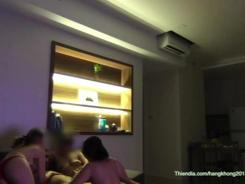 Bom hạt nhân 4some (3nữ 1nam) nhất dạ đế vương - hangkhong2013